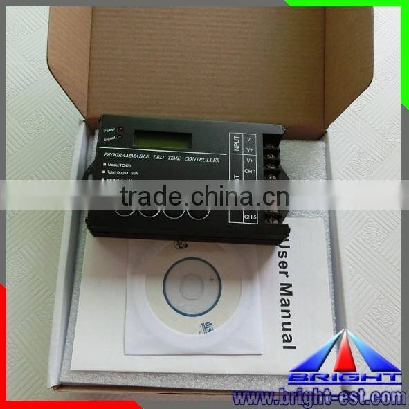 Wireless Programmable time led light controller tc420