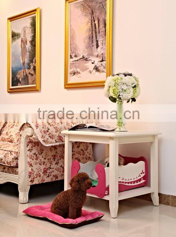 2016 new design wooden pet bed dog bed
