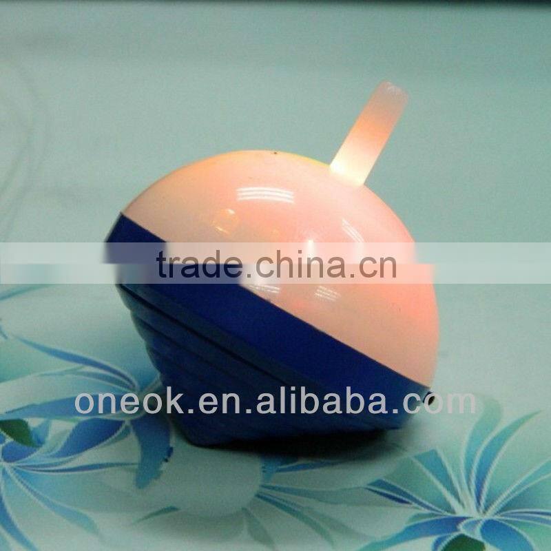 Plastic spinning top toys, multi color led light