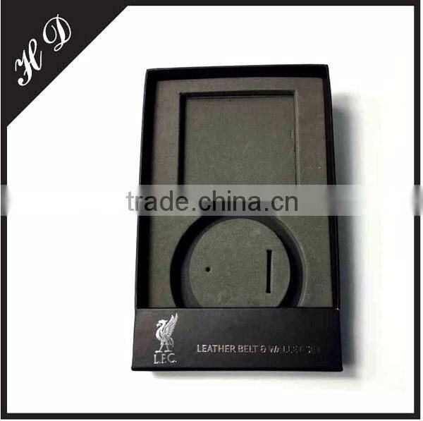 Blakc Belt And Wallet Packaging Box