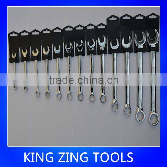 Double open wrench and spanner