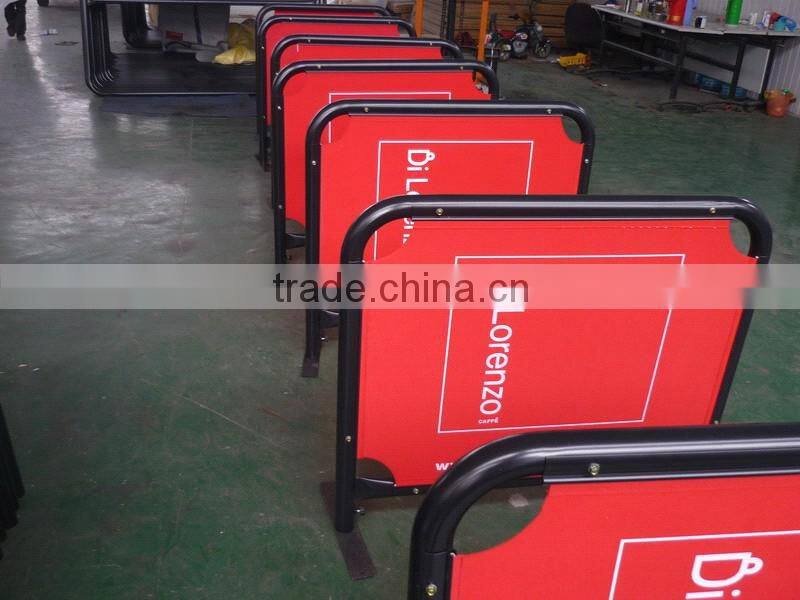Advertising banner cafe barrier with customized printing