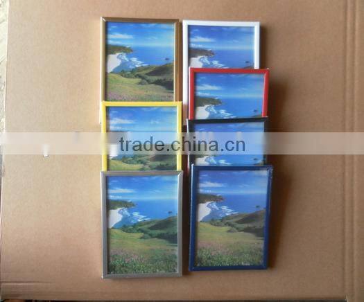 Wholesale cheap golden baby picture pvc plastic photo frame A4 A3 A2 A1