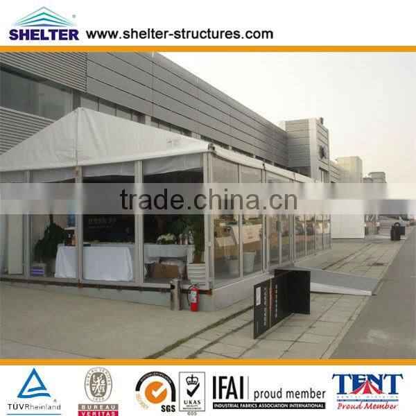 10x39 mtr transparent tents with transparent ABS panels in China for sale