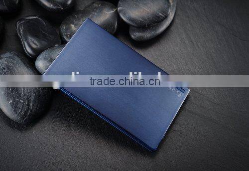 credit card power bank metal case pocket power bank