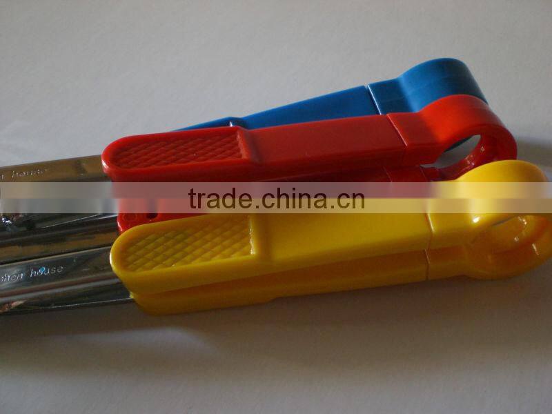 colorful flower food tong clip for BBQ bread