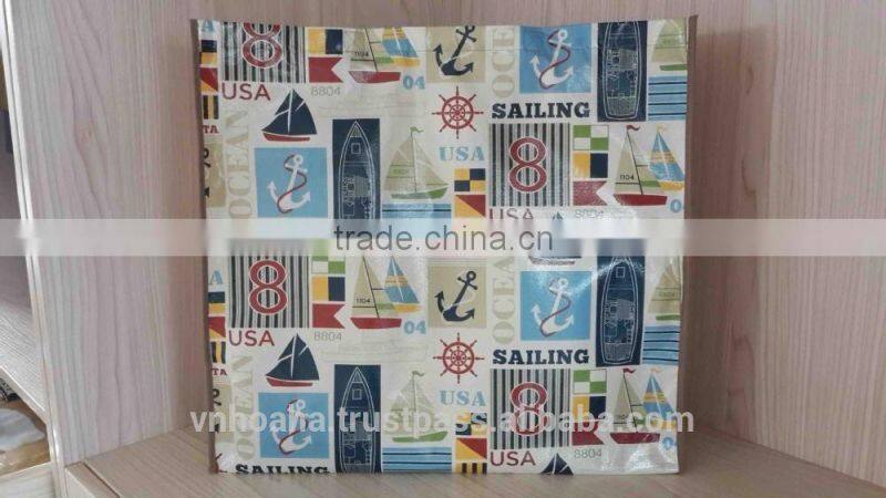 the best custom made and printed promotional bopp laminated non-woven shopping bag In Vietnam