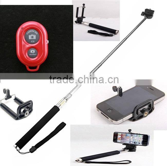 3 in 1 Bundle Kit Z07-1 Selfie Stick With Bluetooth Shooter