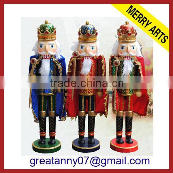 21" Hollywood Multi-Colored Stacked Soldier Decorative Christmas Nutcracker