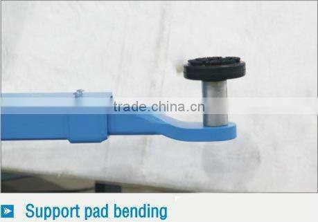 Two post or 2-post floor plate car lift