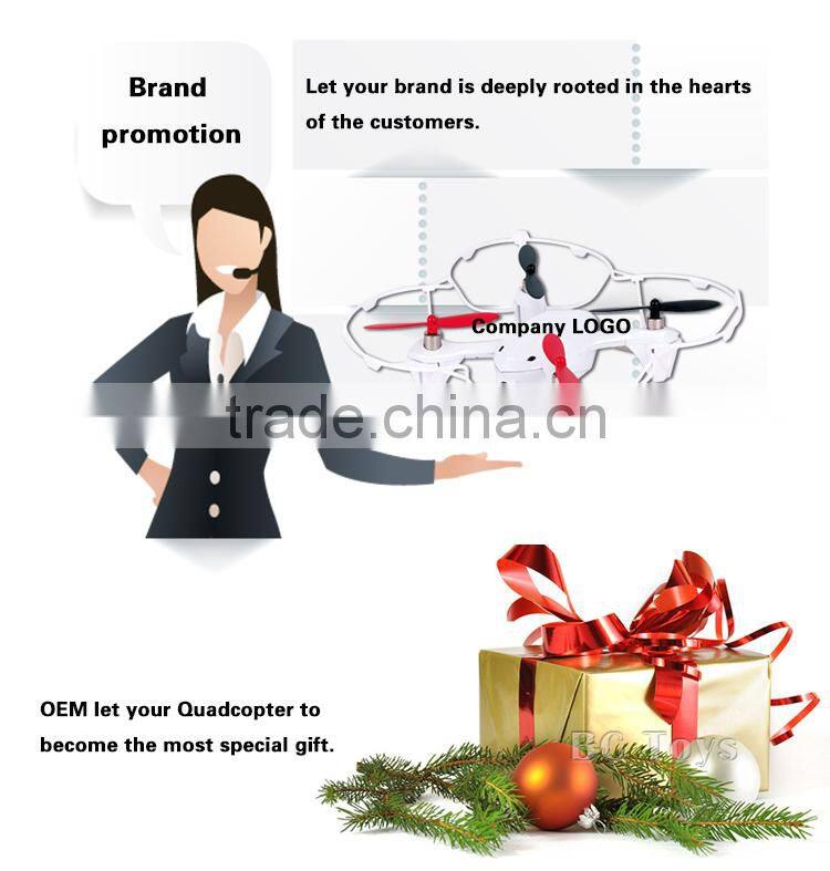 Can customized logo brand promotion unique OEM quadcopter toy drone.