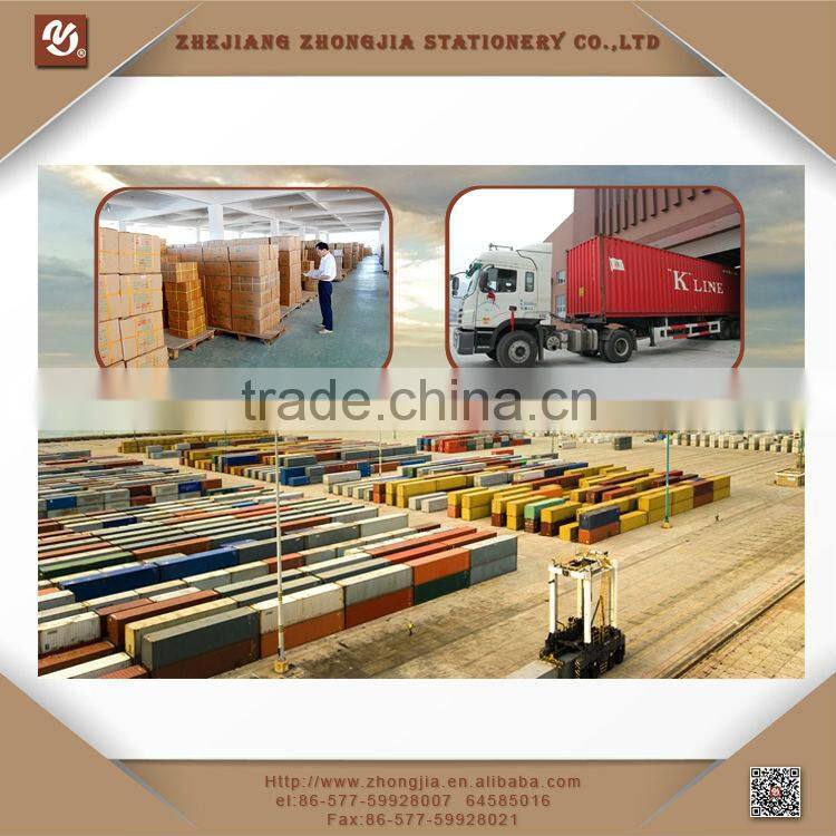 2015 new design business pu folder with card holder