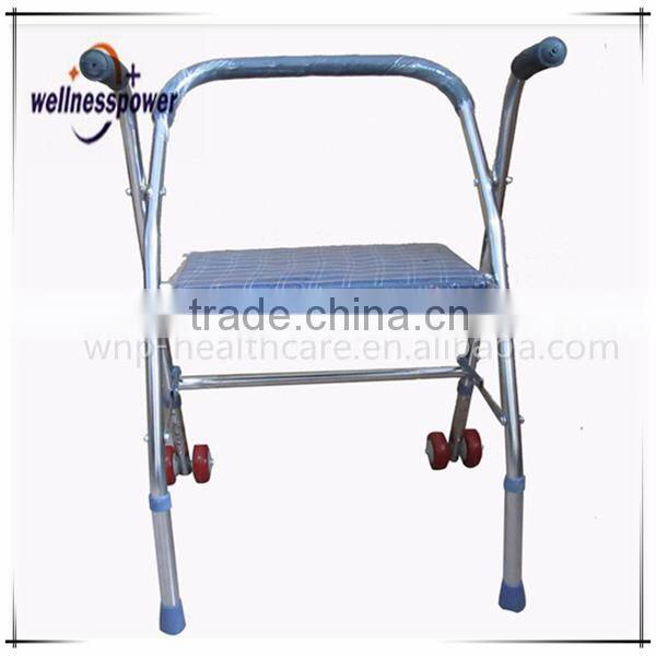Aluminum Folding Rollator walker With wheels for Elder