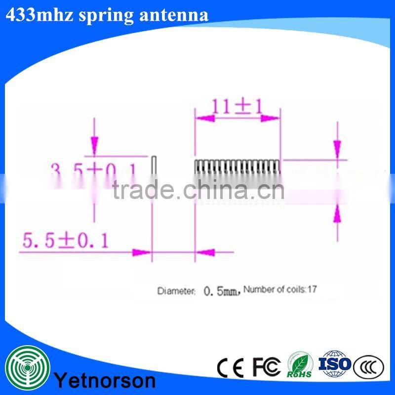 433mhz antenna 433mhz spring internal antenna for the module