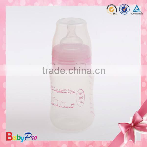 2015 Hot Sale New Design Big Size Plastic Baby Feeding Bottle