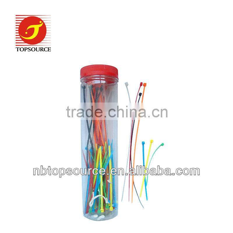 2pc Round Flexible Nylon Cable Tie