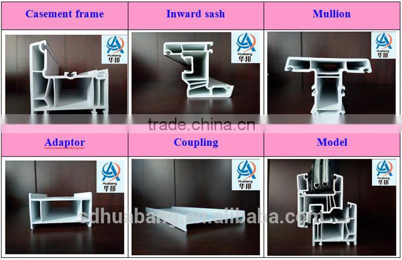 pvc profile extrusion casement frame 65 series for upvc window and door profile