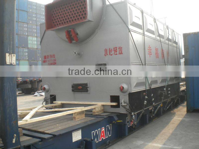 Fire tube single drum coal fired steam boiler