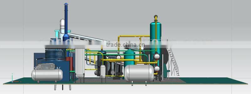 Waste tyre pyrolysis workshop