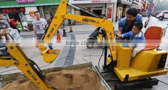 kids mini electric excavator 90 degree children excavator