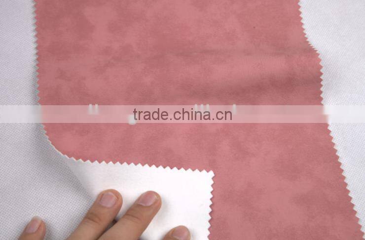 Colorful yangbuck pu leather for pu leather shoes