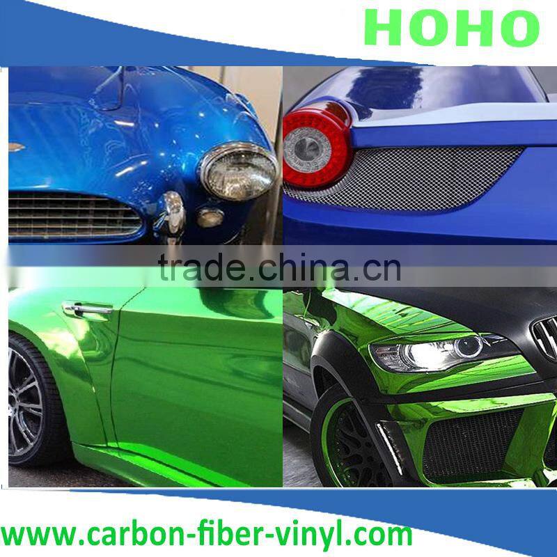 metallic chrome pink car wrap vinyl film