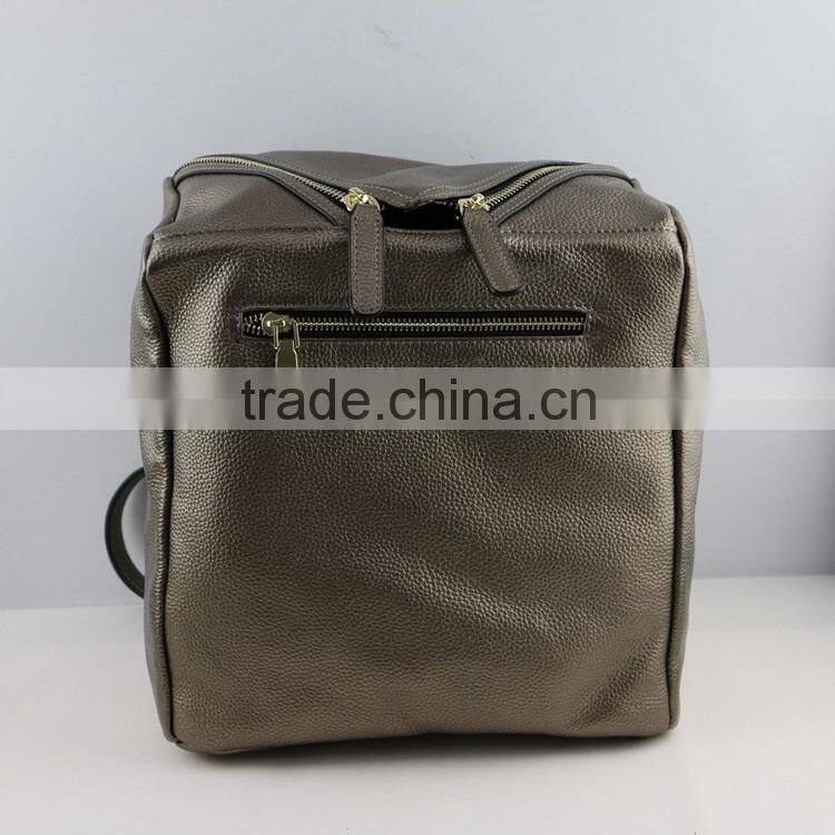 Trendy fashion designer new style ladies multifunction genuine leather backpack