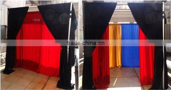 wedding reception drapery portable pipe and drape