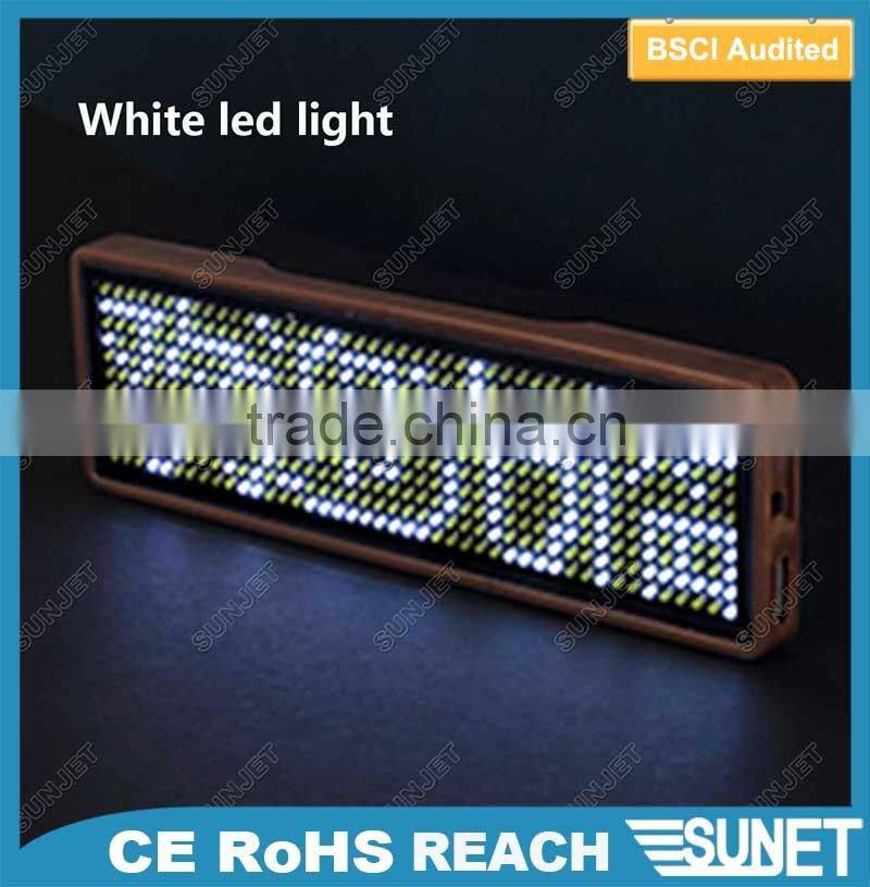 Rechargeable Fashion Mini led light display advertising board