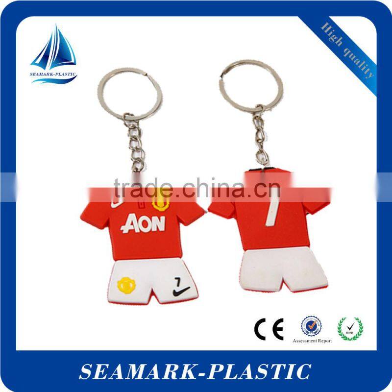 2016 bulk cheap promotional custom rubber keychains for activity