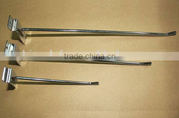 Small Black high quality metal hooks slatwall hanging display hooks