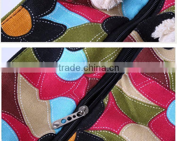 Newest wholesale chevron jute tote bag beach bags canada