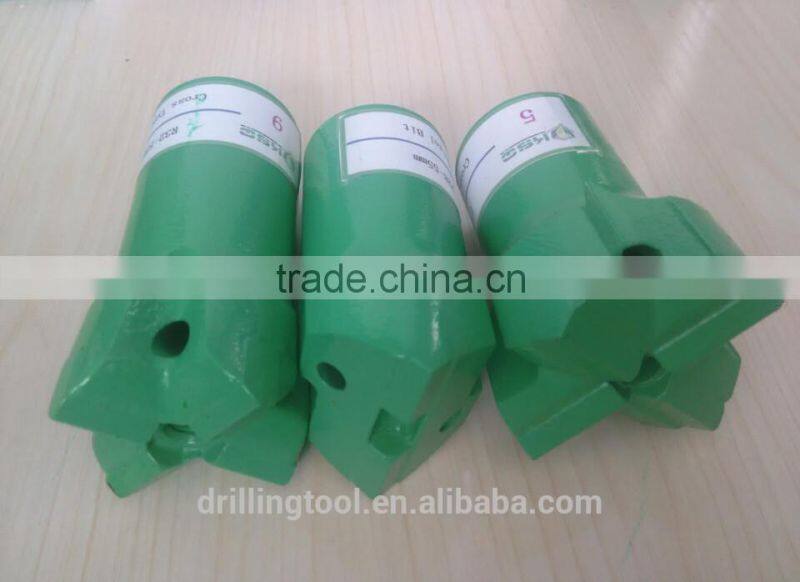 H25 45mm - 51mm steel cross type bit / steel drill bits for hard rock drilling
