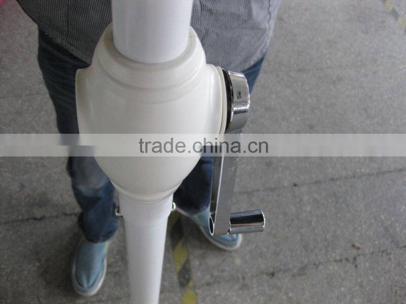 outdoor square parasol patio umbrella crank pulley wind vent water resistance
