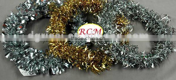 PET/PVC/OPP America Flag Tinsel Garland For Festive Decoration