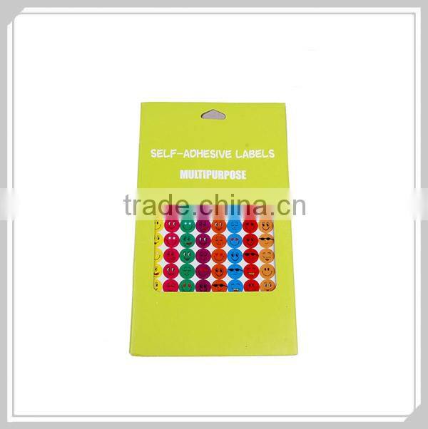 Adhesive labels for plastic bags