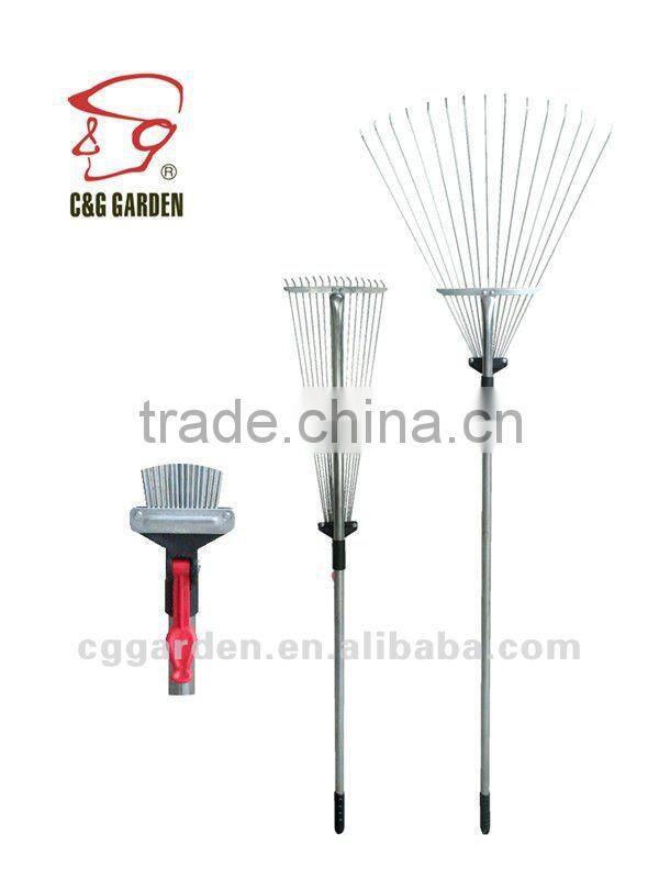 15 tines steel leaf rakes RK15-202