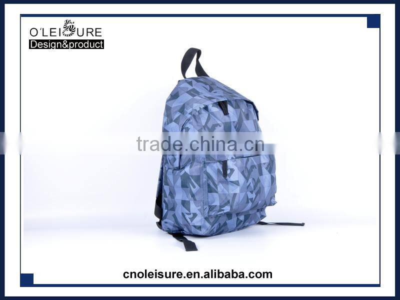2015 own brand fashion design foldable backpack school backpack