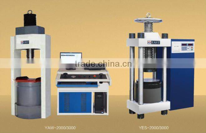 YAW computer compression testing machine