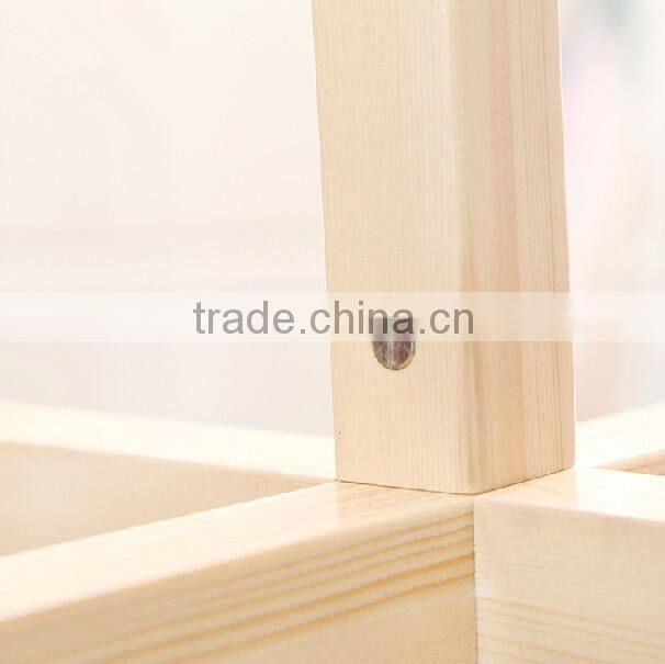 Wood Baby Cloths Hanging Rack and Display Stand
