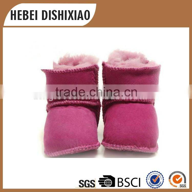 Suede Baby Shoes Fur Lined Baby Shoes Baby Cute Shoe
