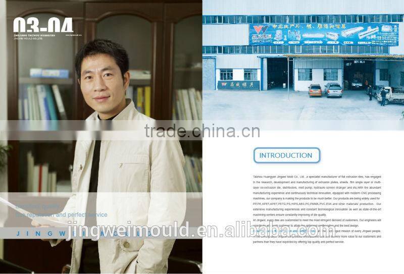 PVC PP PE wood plastic composite plate mould