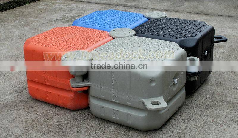Plastic hdpe floating pontoon cubes