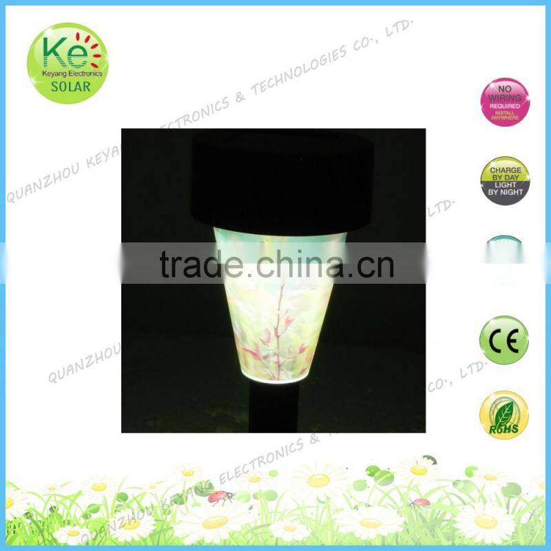 Plastic pathway light for outdoor led solar lights