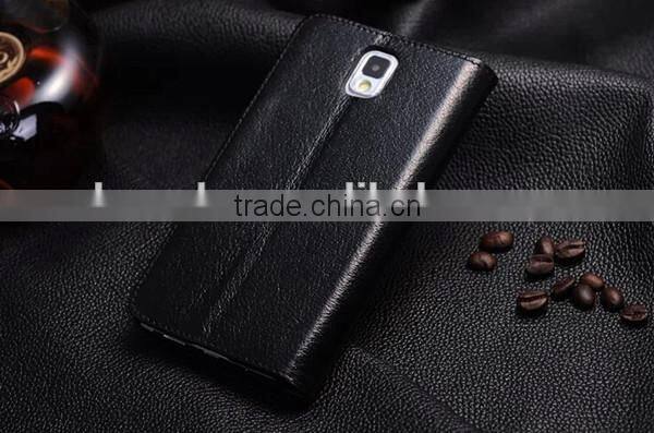 High quality factory direct selling for samsung note 3 leather stand case