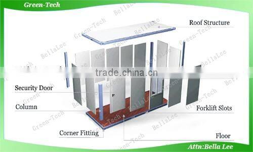 CH-BL005 Low cost 20ft prefab container house for sale