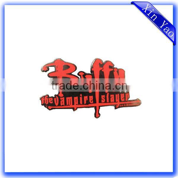 Wholesale black nickel free plating bronze embossed badge