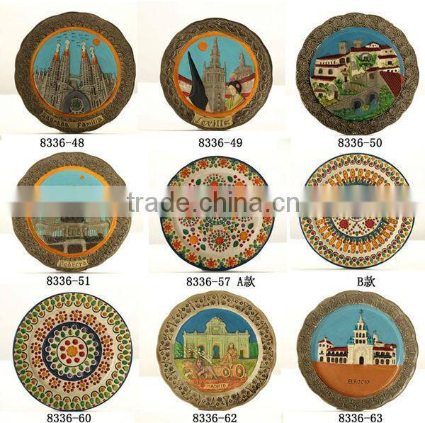 handpaint ceramic decorative plate