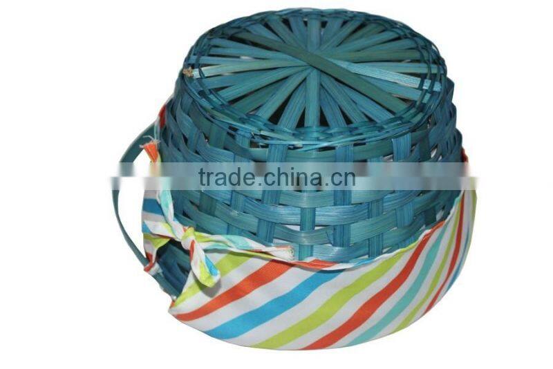 Bamboo New style Household essential colorful fruit basket for sale with good quality