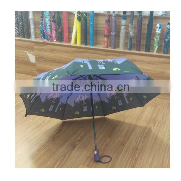 heat transfer printing automatic windproof umbrella